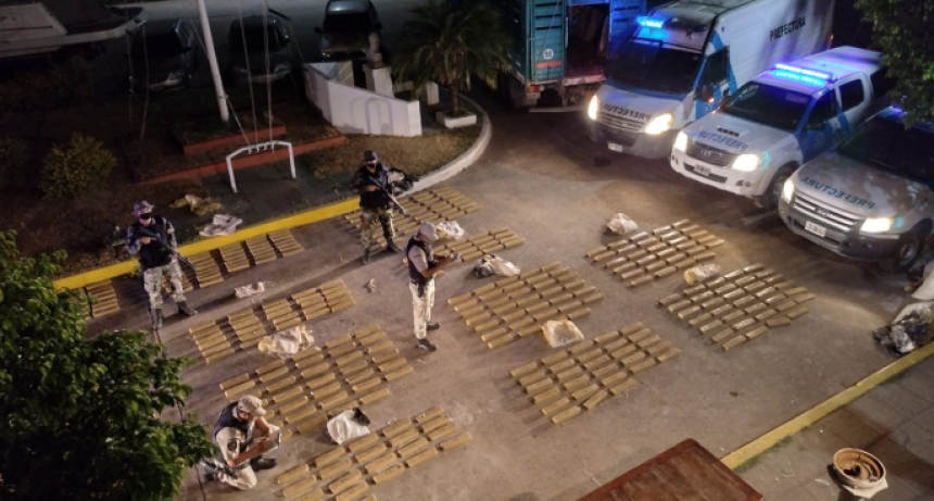 Margarita Bel&eacute;n: transportaban 656 kilos de marihuana, valuada en m&aacute;s de 71 millones de pesos