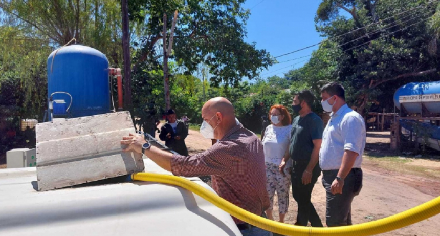 Vilelas: analizan muestras para verificar la calidad de agua y auditan el proceso de potabilizaci&oacute;n