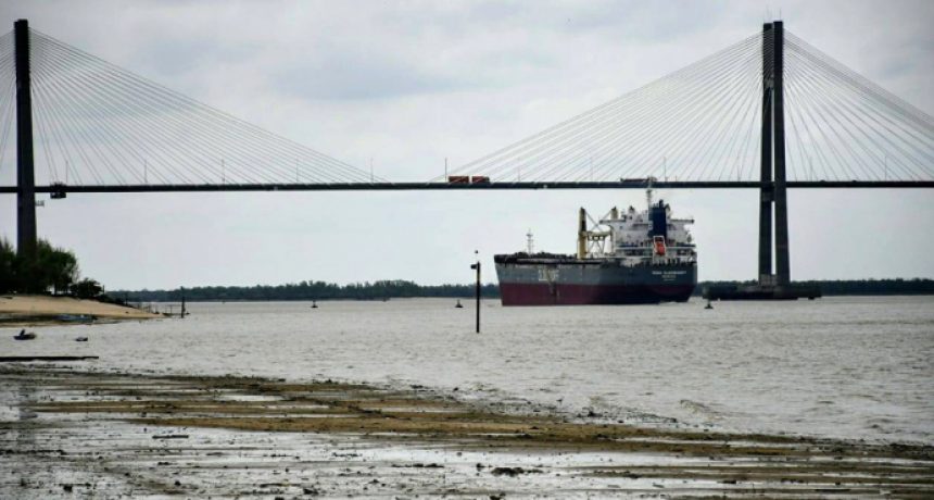 Bajante extrema: advierten problemas de navegaci&oacute;n en el r&iacute;o Paran&aacute;