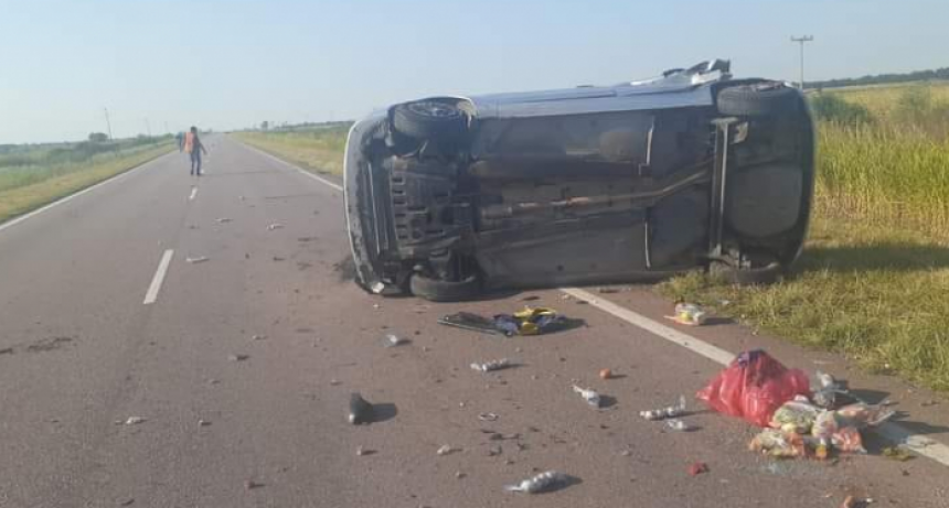Otra tragedia en ruta chaque&ntilde;a: volc&oacute; un auto y murieron dos adolescentes de 14 y 18 a&ntilde;os