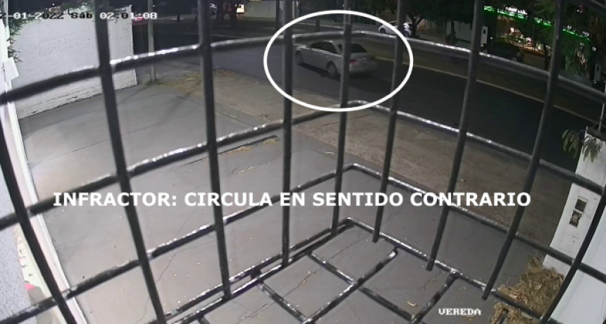 Conductor vio el control de alcoholemia, escap&oacute; en contramano y choc&oacute; a un inspector