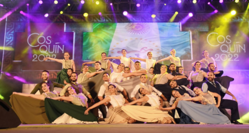 El ballet Duartango se subi&oacute; al escenario mayor de Cosqu&iacute;n e interpret&oacute; &ldquo;El adi&oacute;s&rdquo; en el acto de apertura de la octava luna