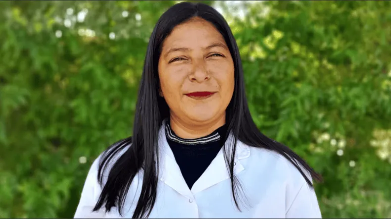 Gloria Cisneros, la docente de El Impenetrable, qued&oacute; a un paso de ser la mejor del mundo