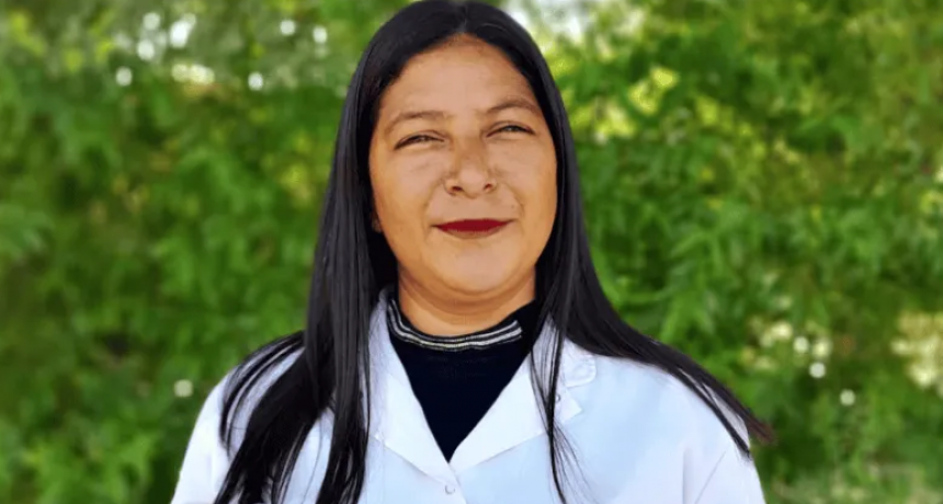 Gloria Cisneros, la docente de El Impenetrable, qued&oacute; a un paso de ser la mejor del mundo