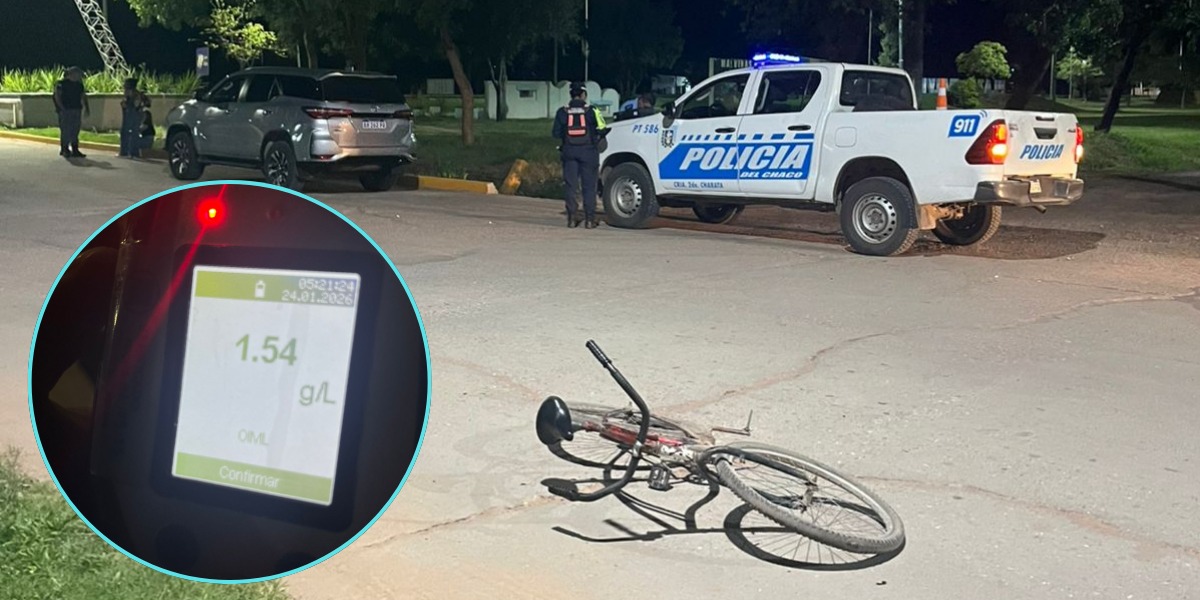 Demoran a una joven que conduc&iacute;a con 1,54 en Charata