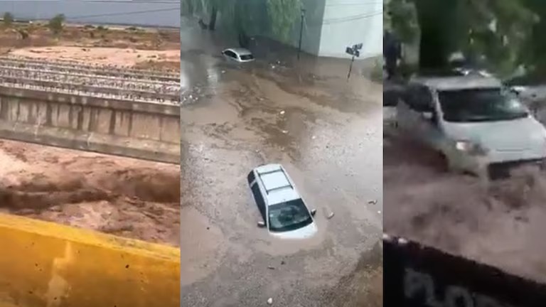 Brutal temporal azot&oacute; a Mendoza: m&aacute;s de 10 personas rescatadas y cortes masivos de agua y luz