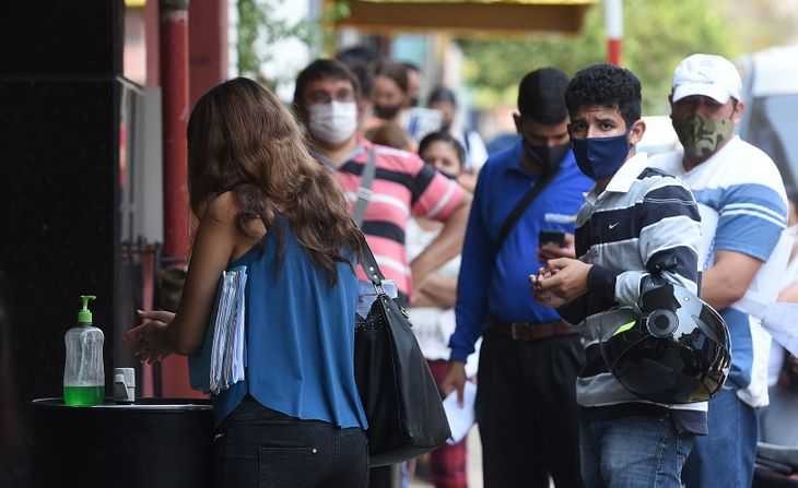 Paraguay solamente con barbijos