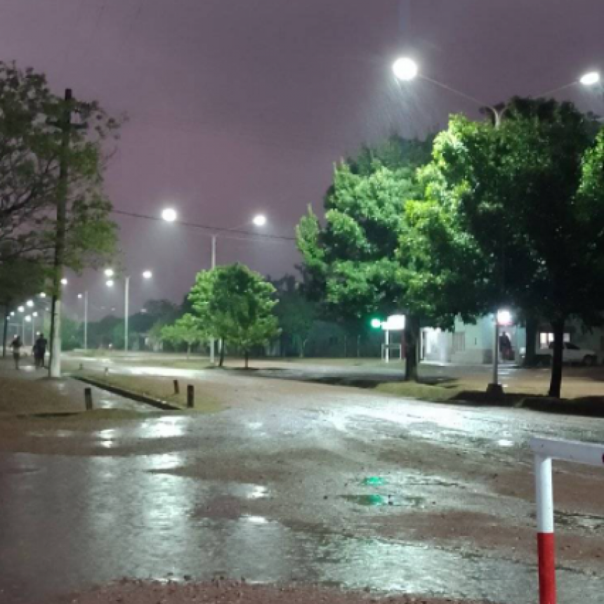 La lluvia super&oacute; los 12 mm en Resistencia y 45 mm en algunas zonas del interior