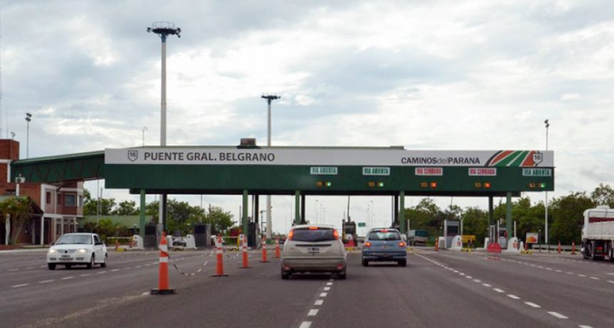 Vuelven a aumentar los peajes y cruzar a Corrientes costar&aacute; $80