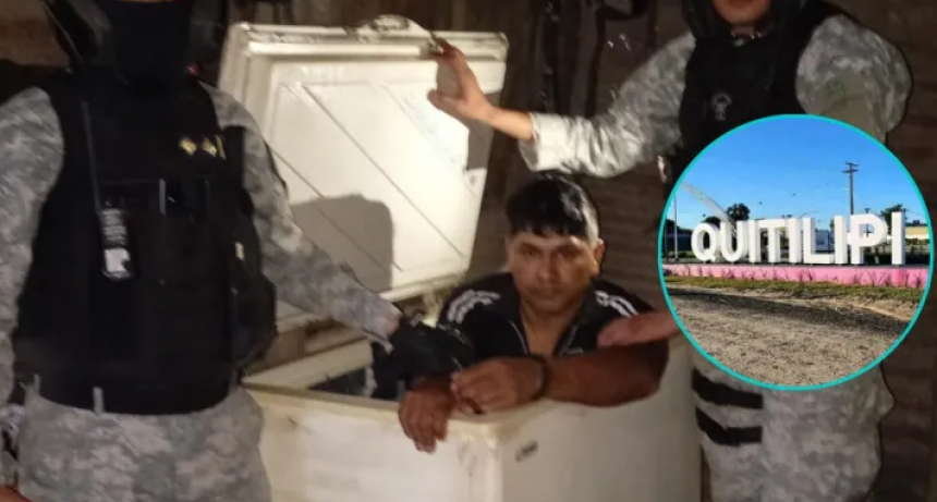 Ins&oacute;lito caso en Quitilipi: Se escondi&oacute; dentro de un freezer para evadir a la Polic&iacute;a 