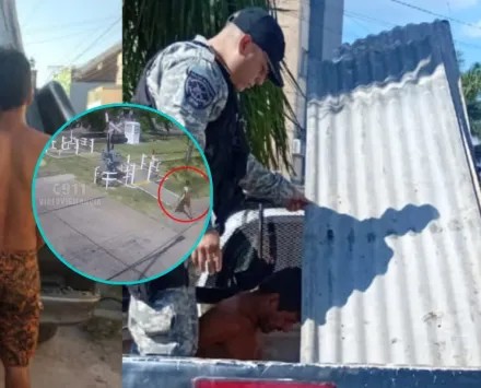 Las c&aacute;maras lo delataron: cay&oacute; tras robar chapas en pleno centro