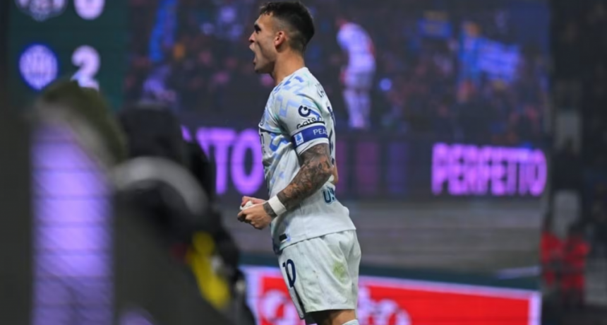 &ldquo;En la historia&rdquo;: Lautaro Mart&iacute;nez logr&oacute; un brutal r&eacute;cord en el Inter y el club lo celebr&oacute; en sus redes
