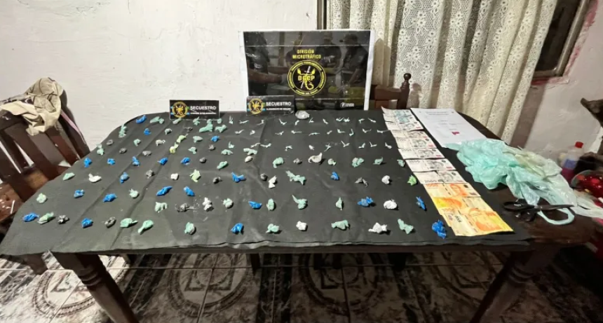 Descubren b&uacute;nker narco en Villa Seitor: una detenida, droga y dinero en efectivo