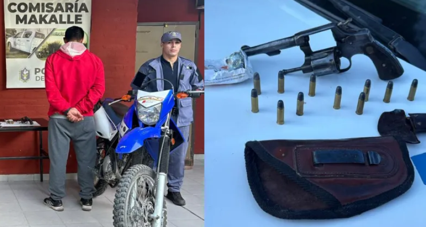 Detienen a un hombre armado en un control vehicular en Makall&eacute; 