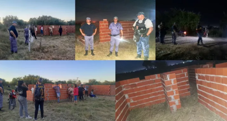 Desbaratan intento de usurpaci&oacute;n en la zona Sur de Resistencia y desalojan a 30 personas