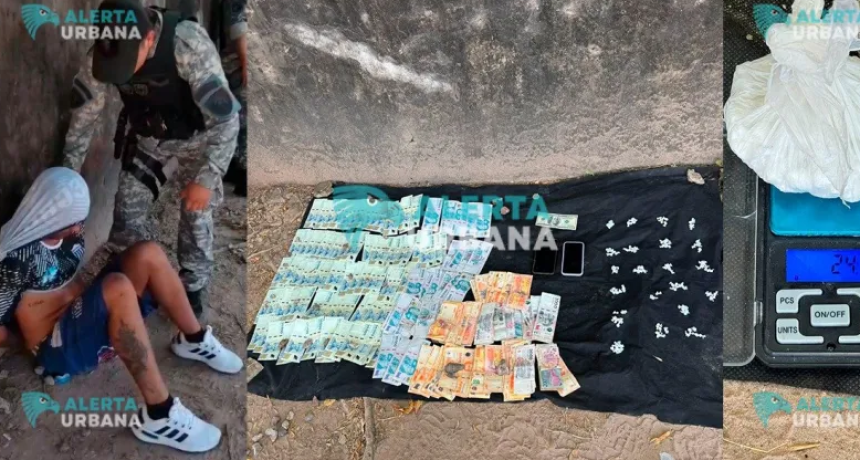 Aprehendieron a un joven con m&aacute;s de 100 envoltorios de coca&iacute;na y casi $2 millones