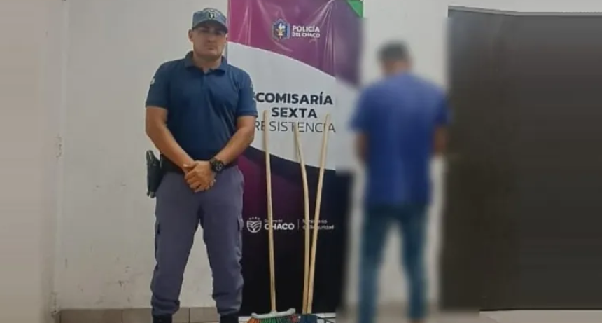 Rob&oacute; art&iacute;culos de limpieza en zona de Av. Hernandarias y lo atraparon cuando intentaba venderlos