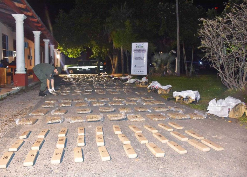 Gendarmer&iacute;a secuestr&oacute; en Formosa m&aacute;s de 200 kilos de marihuana