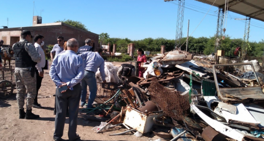 En S&aacute;enz Pe&ntilde;a, el Municipio clausur&oacute; todas las chacaritas de la ciudad y secuestr&oacute; gran cantidad de elementos