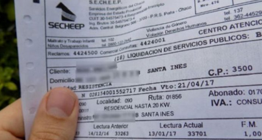Tarifas el&eacute;ctricas: Chaco en el listado de las m&aacute;s econ&oacute;micas del pa&iacute;s