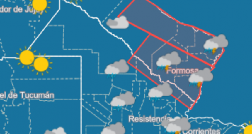 Departamentos chaque&ntilde;os bajo alerta por tormentas fuertes