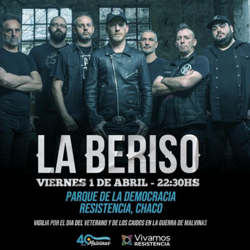 La Beriso tocar&aacute; este viernes en el Parque de la Democracia: la entrada es libre y gratuita