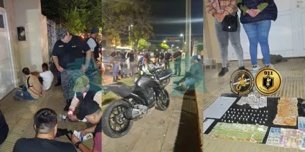 S&aacute;enz Pe&ntilde;a: 9 detenidos por "wileros" y desarticulaci&oacute;n de un "delivery" de drogas