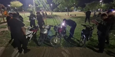 Picadas ilegales: secuestran 16 motos en un operativo anti "wileros"