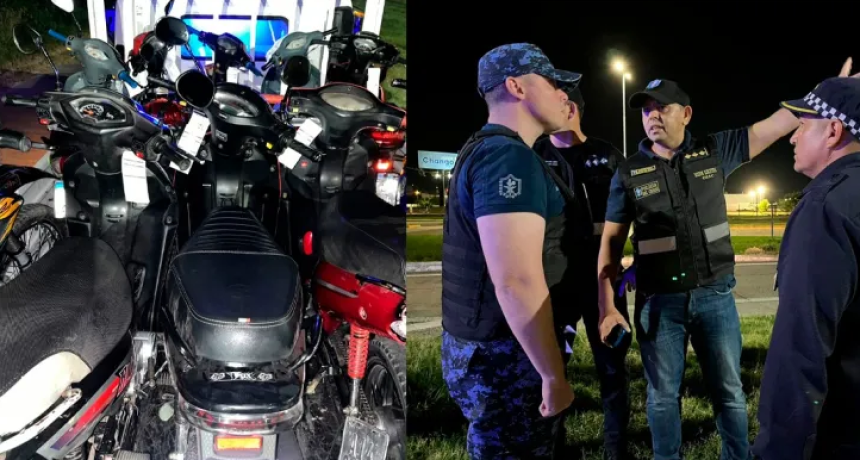 Fuerte operativo "antiwheeleros": secuestran m&aacute;s de 70 motos y detectan 20 alcoholemias positivas 