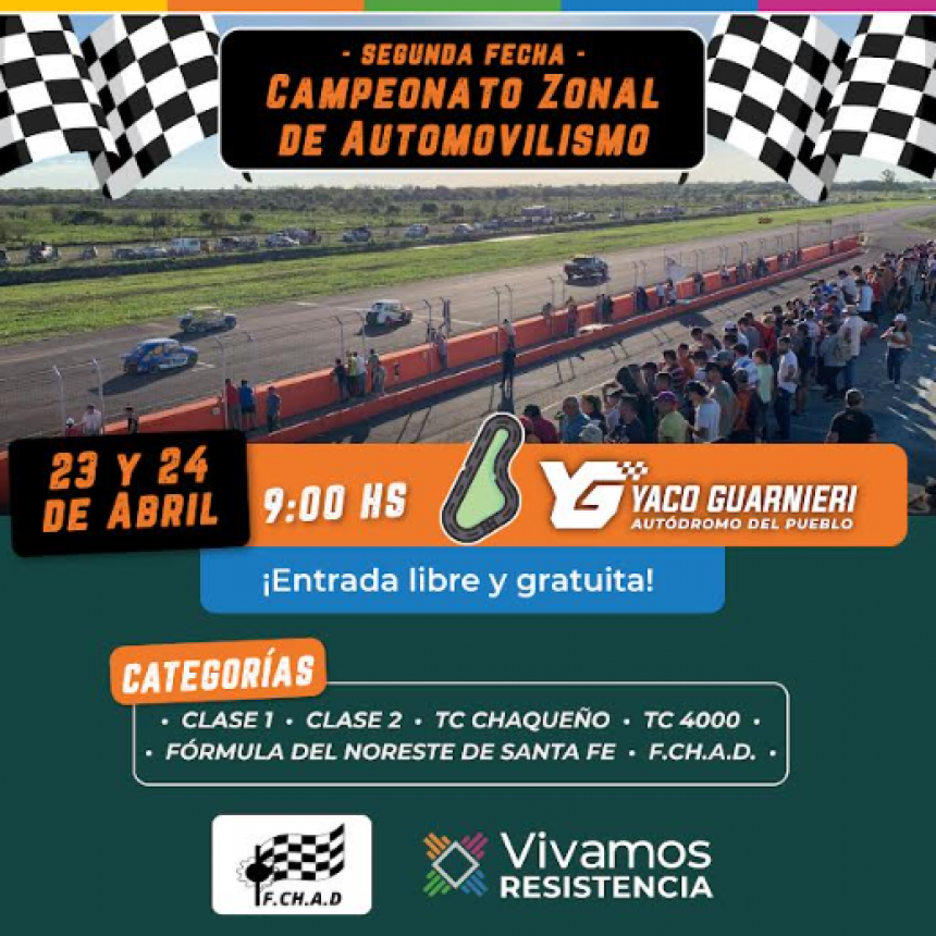 Resistencia anunci&oacute; una nueva fecha del campeonato zonal de automovilismo en el renovado aut&oacute;dromo Yaco Guarnieri