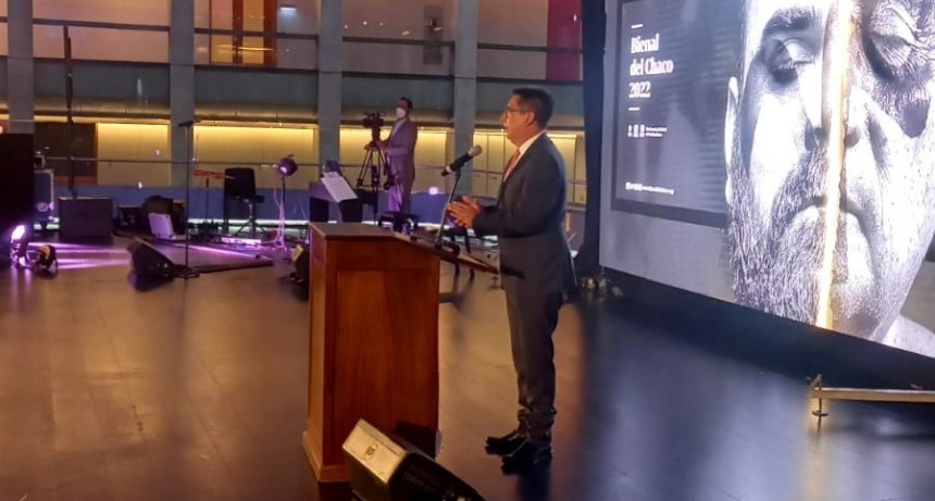Gustavo Mart&iacute;nez en el lanzamiento de la Bienal de Esculturas del Chaco en Buenos Aires: &ldquo;es uno de los hitos art&iacute;sticos m&aacute;s importantes de Argentina&rdquo;
