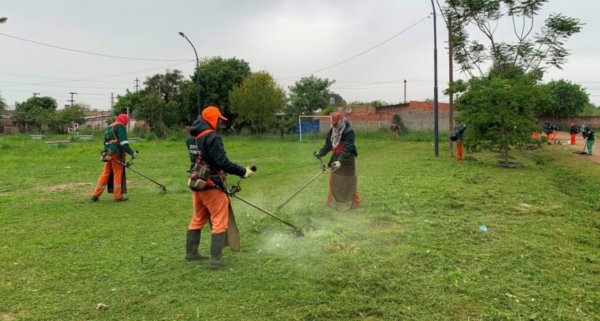 Se ejecut&oacute; en Resistencia un operativo de saneamiento integral en Parque Aut&oacute;dromo