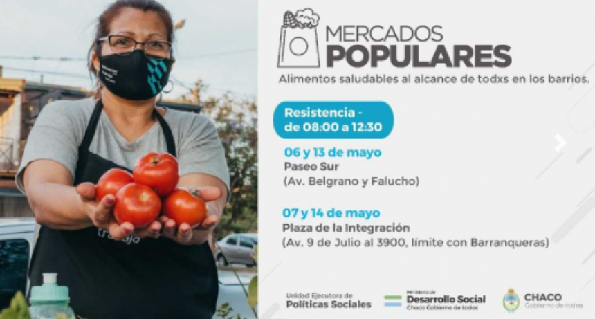 Mercados populares: Carnes, verduras y pescados a bajo costo en las plazas de Resistencia