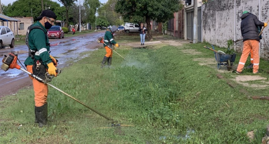 La cuidad de Resistencia avanz&oacute; con un operativo de saneamiento integral en la Zona Sur