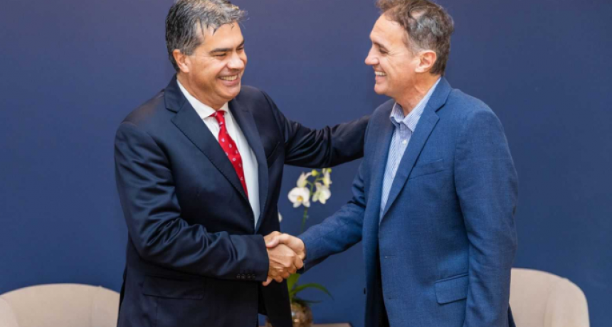 Con funcionarios nacionales, Jorge Capitanich gestiona financiamiento y garantiza obras fundamentales para Chaco