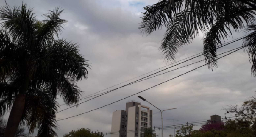 Cielo algo nublado y una m&aacute;xima de 24 grados en la ciudad de Resistencia