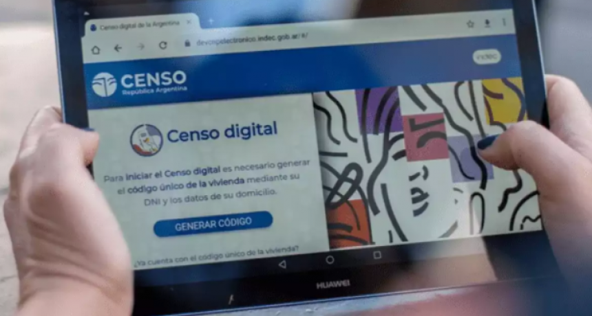 M&aacute;s de 23 millones de personas completaron el formulario digital del Censo 2022
