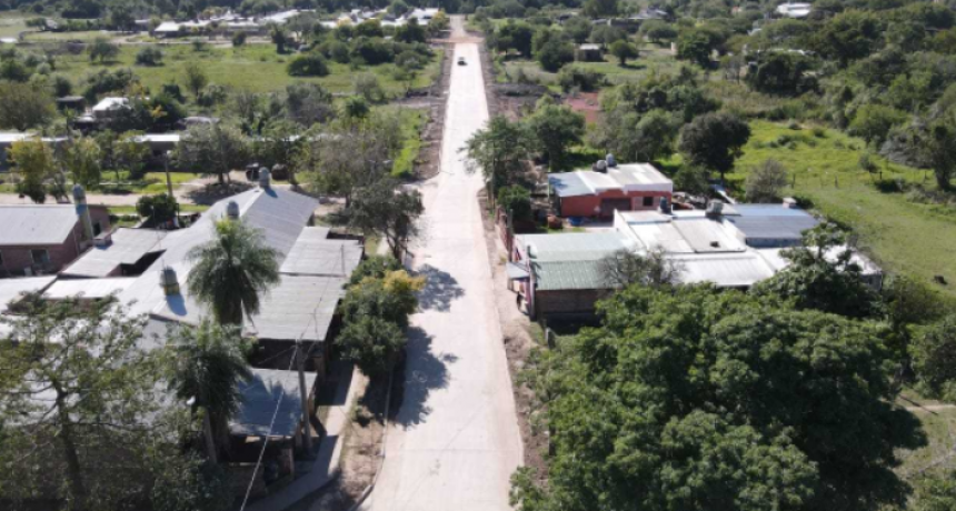 La provincia finaliz&oacute; la pavimentaci&oacute;n de seis cuadras en Colonia Ben&iacute;tez