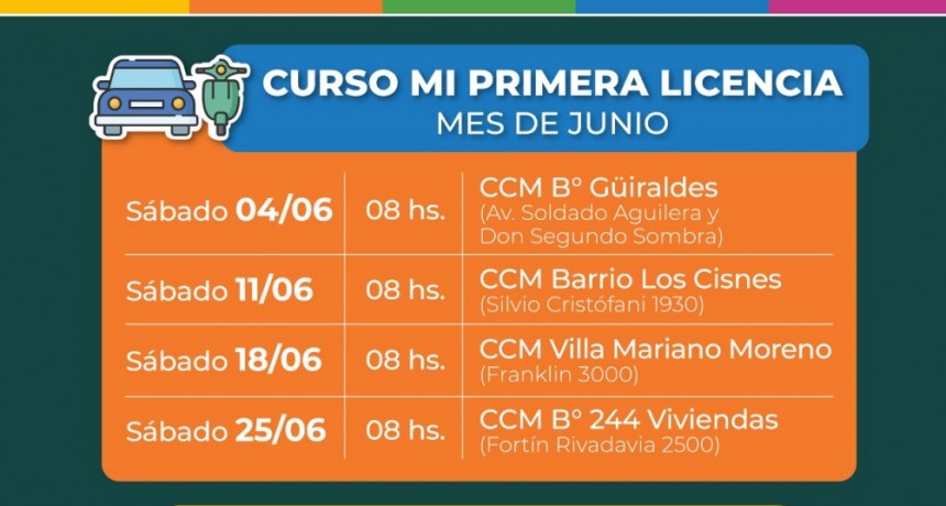 En junio, la Municipalidad de Resistencia dictar&aacute; nuevos cursos para obtener la primera licencia de conducir