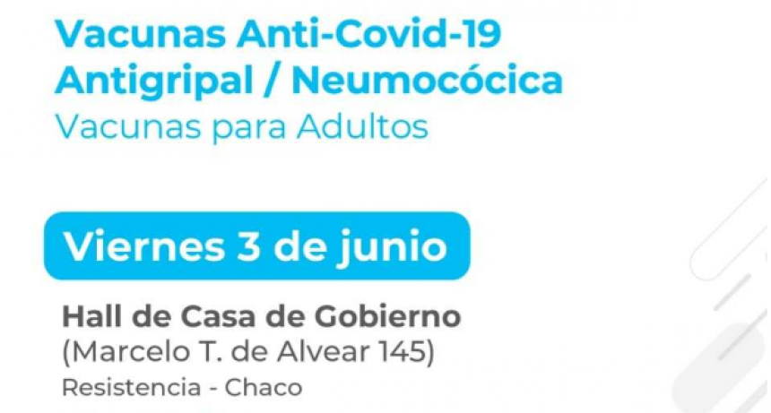 Este viernes, habr&aacute; posta de vacunaci&oacute;n &ldquo;para todas y todos&rdquo; en Casa de Gobierno