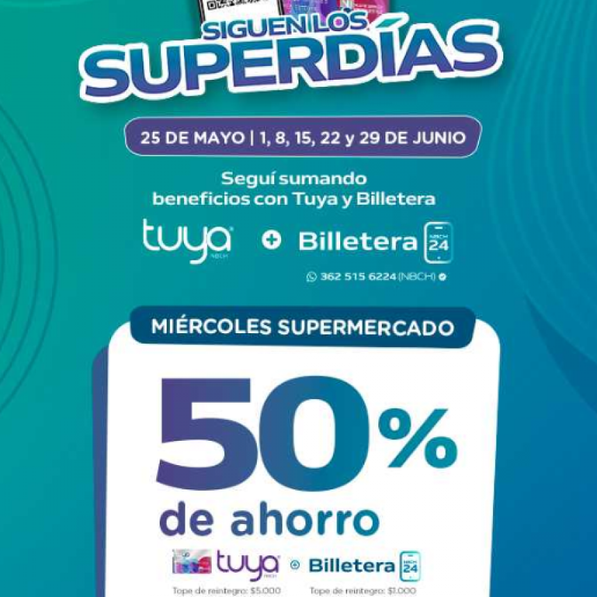 Mi&eacute;rcoles de Super D&iacute;as con hasta 50% de descuento en supermercados