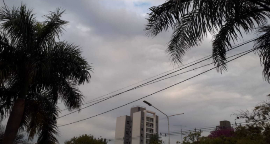 Viernes nublado, con m&aacute;xima de 20 grados en Resistencia