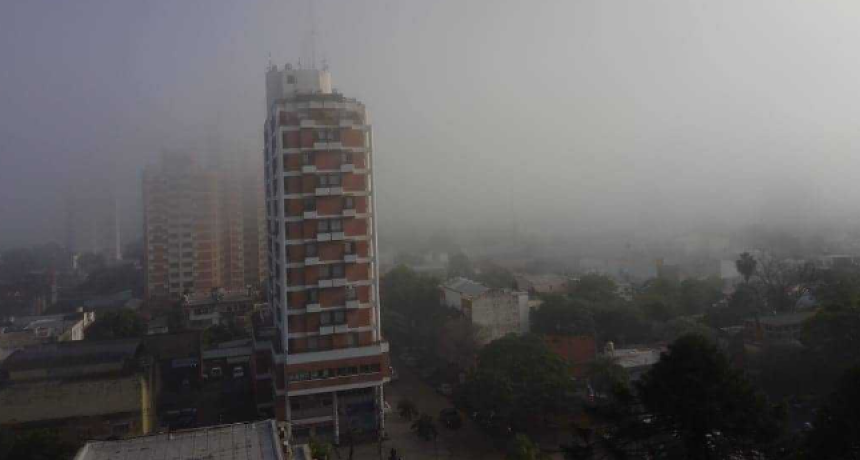 Jueves con cielo despejado, con neblina y m&iacute;nima de 5 grados en Resistencia