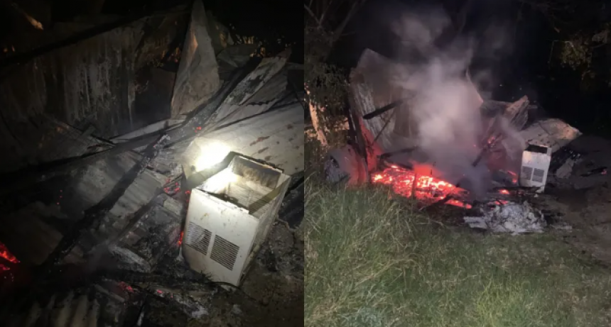 Se incendi&oacute; una vivienda en plena madrugada en el barrio Don Santiago III: no hubo v&iacute;ctimas fatales