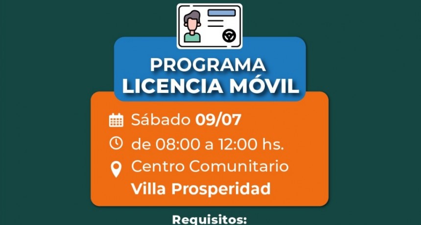 El programa &ldquo;Licencia M&oacute;vil&rdquo; llega a villa prosperidad para facilitar la renovaci&oacute;n de carnets de conducir a vecinos y vecinas 