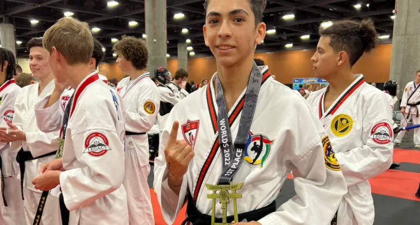Shaiel David Wolcoff, el joven chaque&ntilde;o de 16 a&ntilde;os que gan&oacute; en el Mundial de Taekwondo