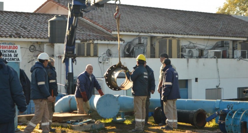 Resistencia: contin&uacute;a la instalaci&oacute;n de nuevos sistemas de bombeo