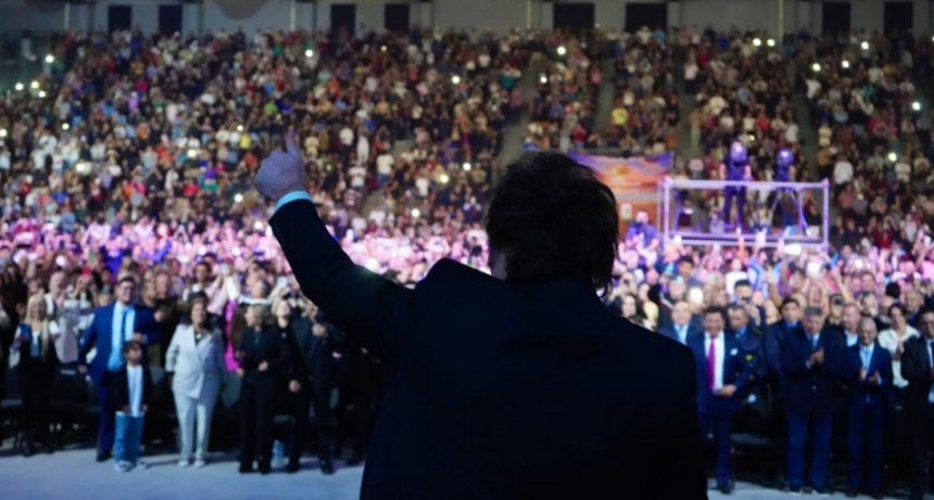 Milei pas&oacute; por Chaco y calific&oacute; al Estado como un &ldquo;falso Dios&rdquo;