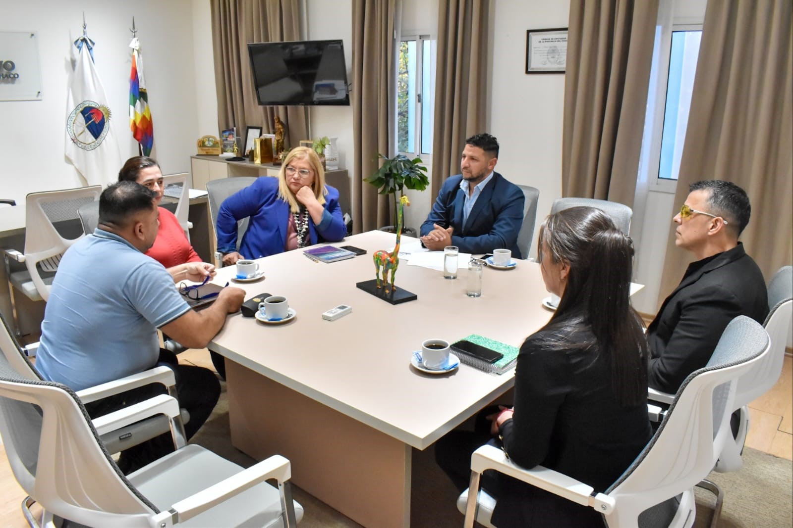 La presidenta de la Legislatura recibi&oacute; a los organizadores de la Bienal Tecnol&oacute;gica BIT Chaco