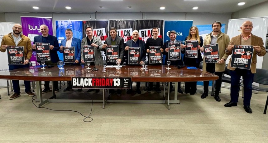 Presentaron el Black Friday ,que se realizar&aacute; el 1 y 2 de agosto